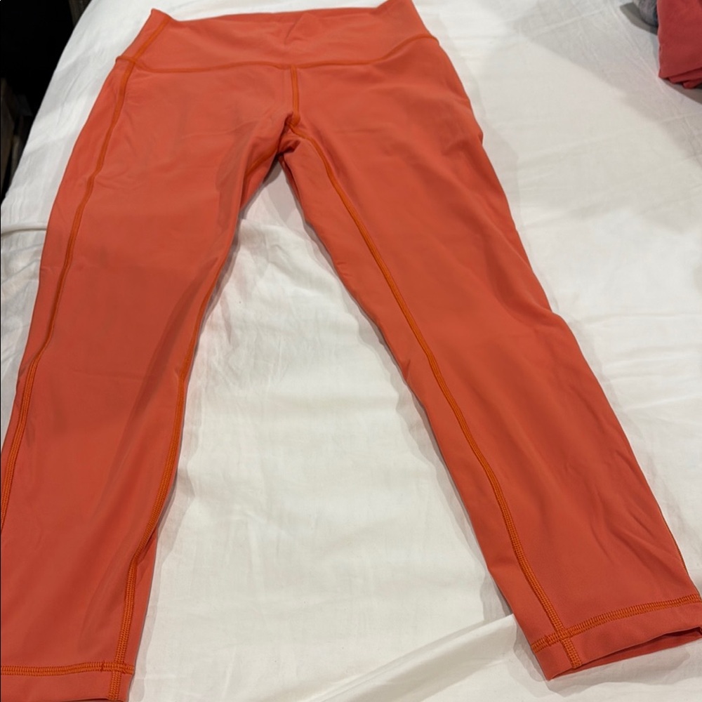 lululemon athletica Orange Leggings